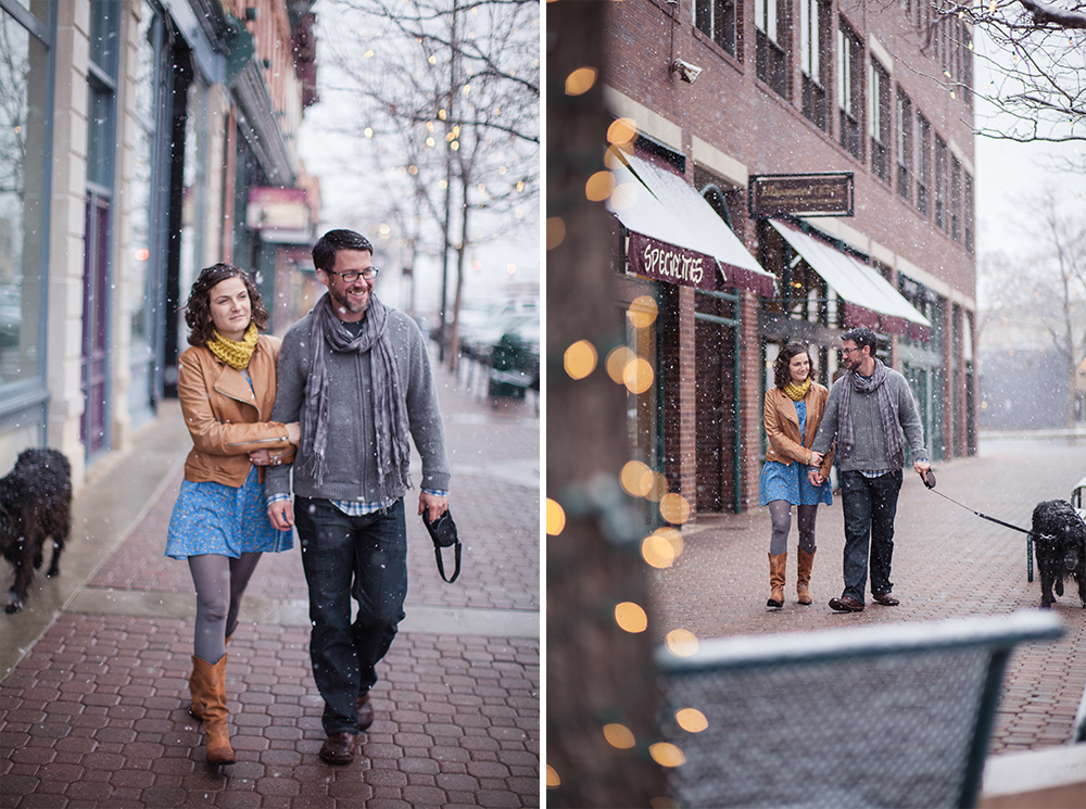 Snowy Engagement Session - Grace Combs Photography